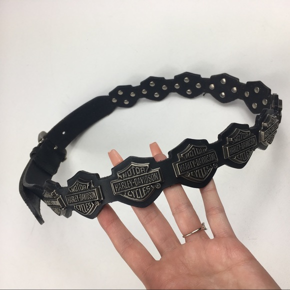 Accessories - Harley Davison Black Leather Belt